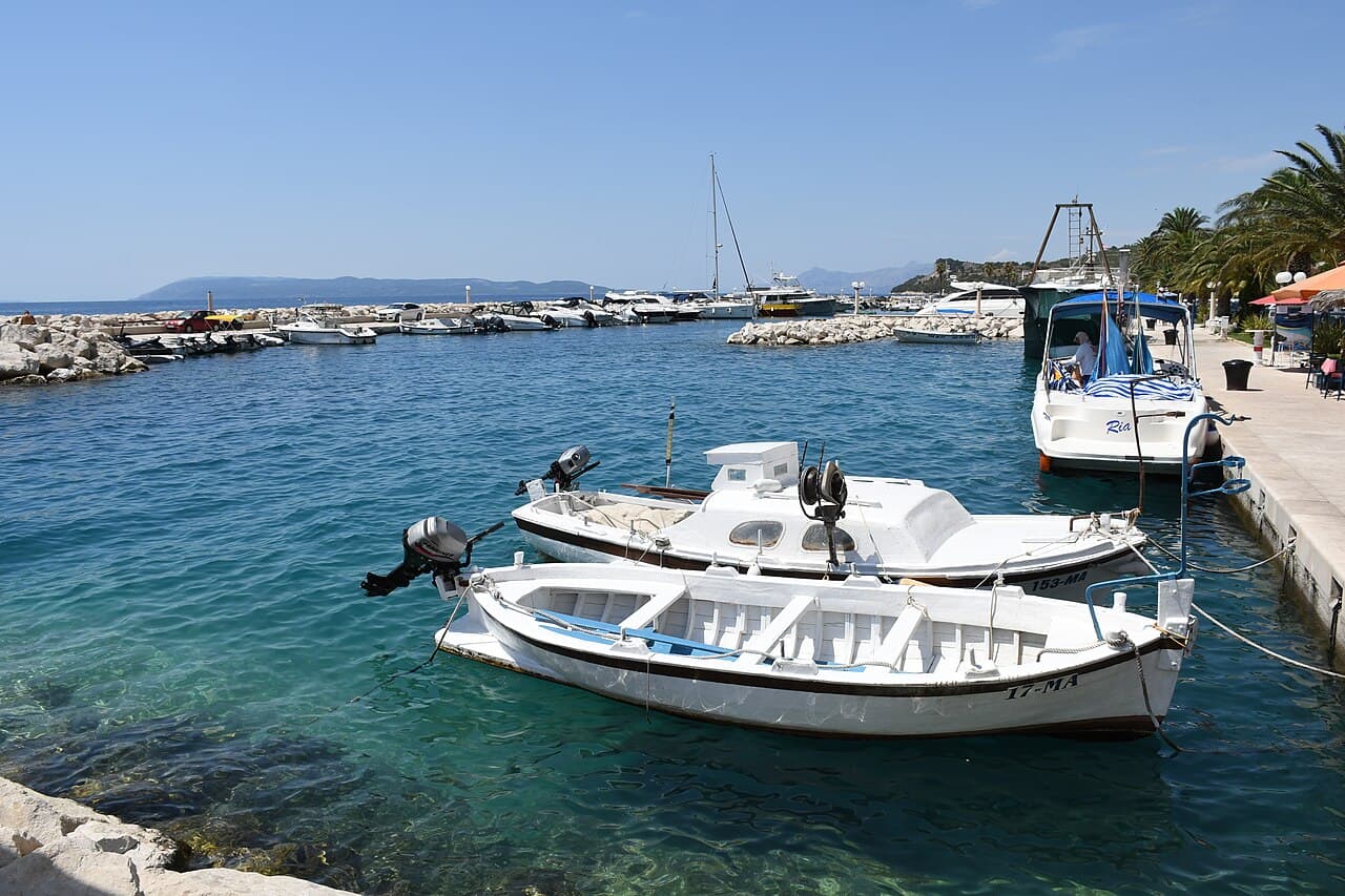 Fishing boats in the Tučepi marina